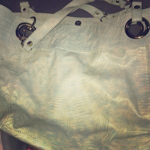 Snakeskin (faux) style shoulder bag